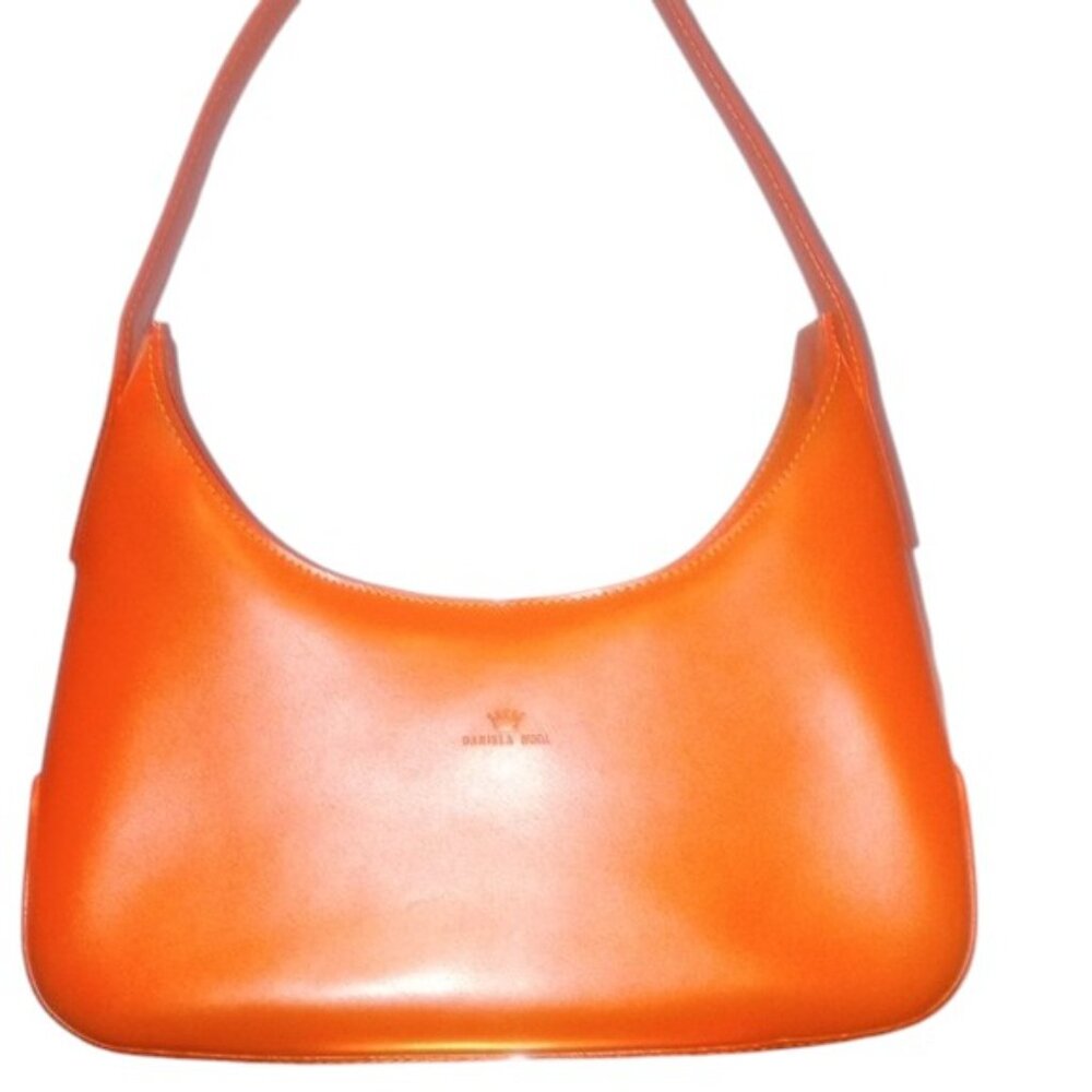 Daniela Moda Italian Leather orange shoulder bag | GUC - Picture 12 of 12